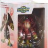 A Digimon Shodo 3.5" Figure in red and yellow colors is packaged in a box displaying the character's image and type. The box includes the Digimon logo and recommends for ages 8 and up.