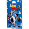 Front view of a Tamagotchi Nano x Toy Story - Friends package featuring pixel art of Woody, Buzz Lightyear, and aliens. The packaging includes the Disney-Pixar and Bandai logos. Suitable for ages 8 and up.