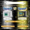 An image showcasing two Bandai Digimon Color Digivice Vpet Virtual Pet 25th Anniversary devices in distinct body colors: one in original clear, the other in 11 original smoke. The headline references the "Everyone's Color Vote Project" and highlights the special color options available.