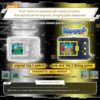 Two handheld gaming devices, featuring Digimon-themed games, are showcased. One is labeled "Bandai Digimon Color Digivice Vpet Virtual Pet Ver.1" and the other "Ver.2." Both offer color screens and original game functions to celebrate the 25th Anniversary of this iconic series.